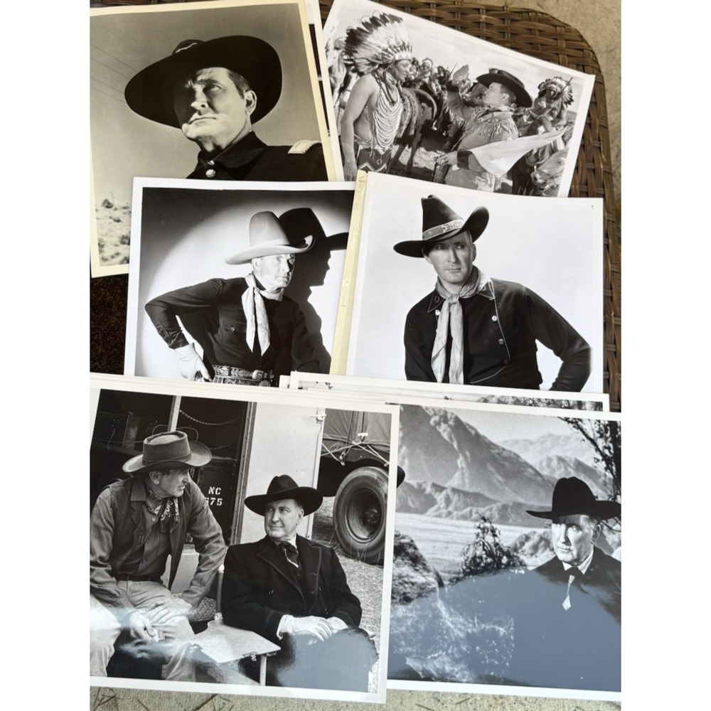 Original Vtg TIM MCCOY Movie Publicity Stills Press Photos Western Whirlwind LOT - Picture 5 of 6